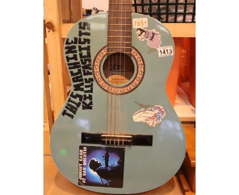 Six string XP acoustic guitar, model no. AY660 BL. Not available for in-house P&amp;P, contact Paul O'Hea at Mailboxes on 019