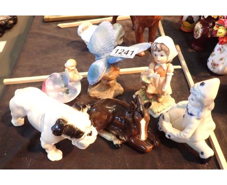 Collection of mixed ceramic animal figurines. Not available for in-house P&amp;P, contact Paul O'Hea at Mailboxes on 01925 65