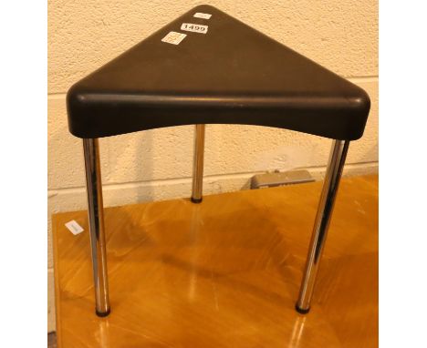 Italian retro triangular plastic tripod stool Italian makers. Not available for in-house P&amp;P, contact Paul O'Hea at Mailb
