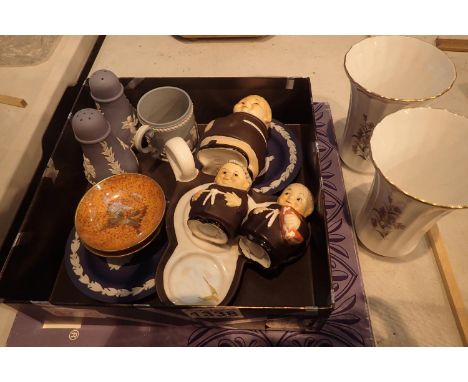 Named ceramics including Spode, Goebel and Wedgwood. Not available for in-house P&amp;P, contact Paul O'Hea at Mailboxes on 0