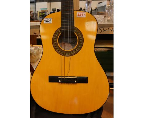 Herald acoustic guitar model HL34. Not available for in-house P&amp;P, contact Paul O'Hea at Mailboxes on 01925 659133 