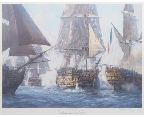 AR Geoff Hunt, (born 1948), "Nelson's ships - Victory and squadron in light airs", "Victory breaks the enemy line, Trafalgar 