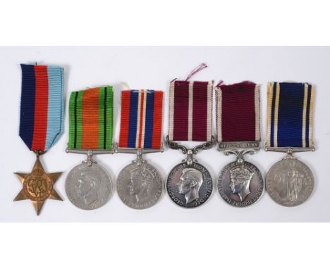 A R ENGINEERS MSM LSGC POLICE EXEMPLARY SERVICE GROUP. Unnamed as issued 1939/45 Star, Defence & War Medals. A George V1 Meri