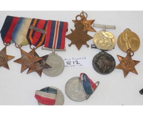 MEDALS TO THE LAW FAMILY IN WW1 & WW11. A 1914/15 Trio to the father, 1743 Cpl J Law KRRC. British War & Victory Medals named