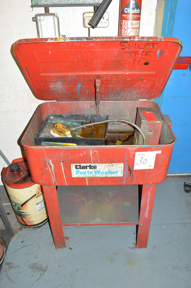 Clarke parts washer
