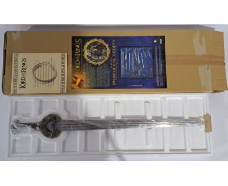 United Cutlery The Lord Of The Rings Herugrim Sword Of King Theoden, replica, wooden wall plaque, certificate of Authenticity