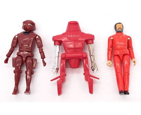 Mego Disney The Black Hole Action figures trio Including: Maximillian, Sentry Robot, Dr. Hans Reinhardt, Good Plus; (3).