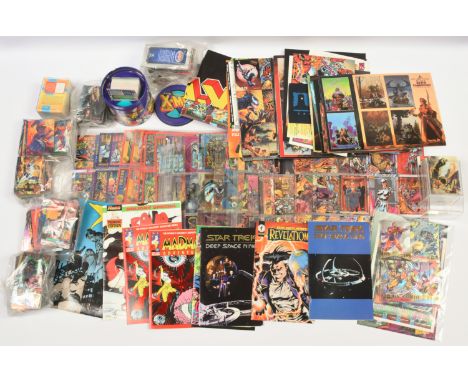 Marvel X-Men, Wild CATS Wildstorm and other trading cards, etc: Comic Images X-Men Trading Cards; Impel Uncanny X-Men, LE 345
