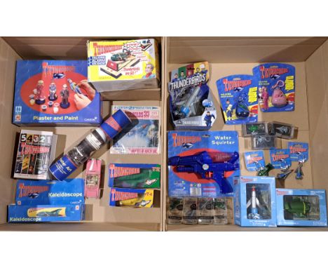 Carlton, Westco, Gerry Anderson, Thunderbirds mixed collectibles group including: Talking Alarm Clock (untested), 100 F.A.B P