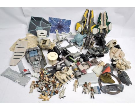 Assortment of vintage &amp; modern incomplete Kenner / Hasbro Star Wars parts inc. vintage action figures, General Grievous w