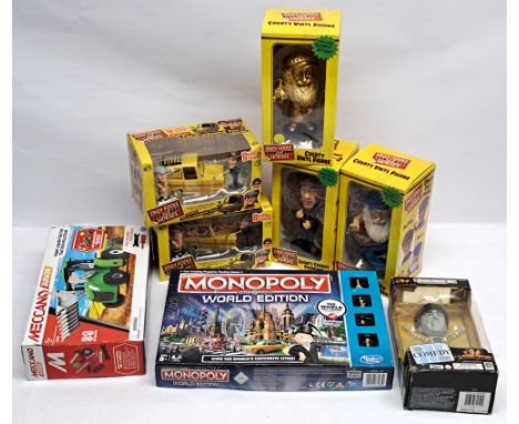 Big Chief Studios Only Fools & Horses Bobble Buddies, with Headliners Three Stooges in mixed lot. Packaging condition fair to