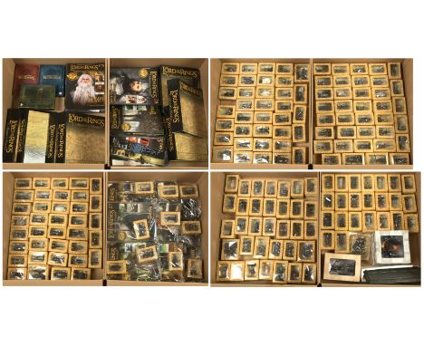 Eaglemoss The Lord of the Rings Collectors Models, includes models, magazines, binders, unchecked for completeness or correct