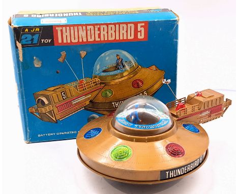 JR21 (J Rosenthal) Thunderbird 5, Hong Kong Plastic Empire made, battery operated (untested but has a clean battery compartme