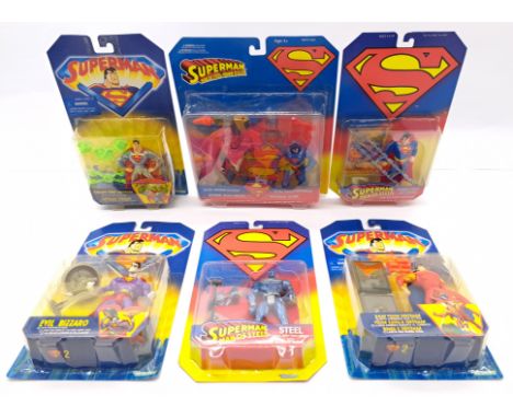 Kenner Superman group including: Power Flight Superman, Ultra Armour Batman &amp; Ultra Shield Superman, Evil Bizzaro, X-Ray 