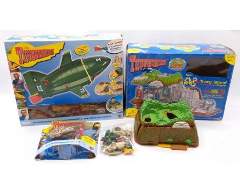 Carlton, Vivid Imagination Thunderbirds Powertech including: Tracy Island Transforming playset, Thunderbird 3 &amp; 5, Thunde