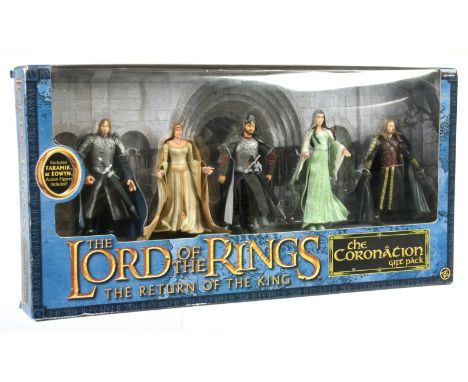 Toy Biz The Lord of the Rings The Return of the King, The Coronation Gift Pack 5 figure set, within Excellent sealed packagin