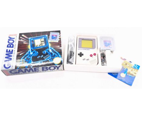 Nintendo Game Boy Compact Video Game System, Excellent Plus (untested) complete, with Tetris games, instructions, inserts and
