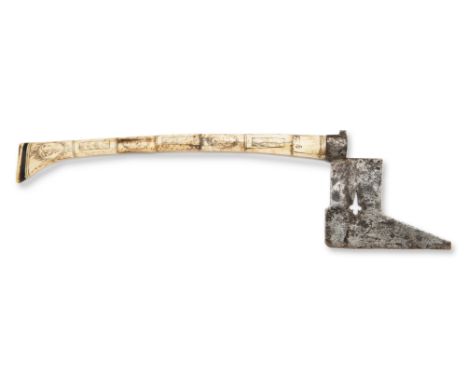 CEREMONIAL AX OF SAXON MINERS | GERMANY (SAXONY), GERMAN | Country: Germany (Saxony) | Date: 19th century | Condition: Traces