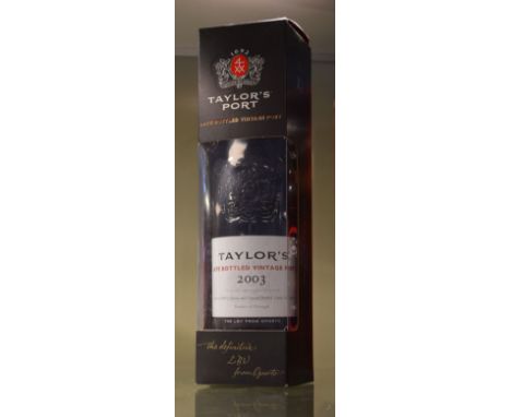 Wines & Spirits - Taylor's Late Bottled Vintage Port 2003 (75cl)   Condition: 