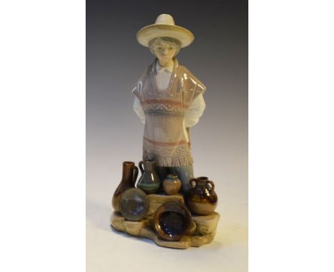 Lladro figure of a Mexican pot seller   Condition: 