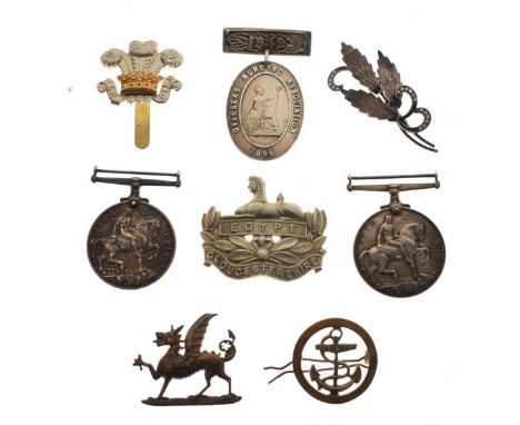 Medals - Two 1914-18 War Medals awarded to G.12018 Private S.C.Pickard, Middlesex Regiment and S.S.9201 W. Bruton, Ordnance, 