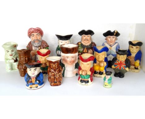 COLLECTION OF CERAMIC/POTTERY TOBY JUGS
styles, sizes and manufacturers vary (15)