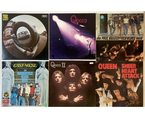 HEAVY/BLUES-ROCK - LPs. Rockin' out with this superb collection of 34 x (almost entirely) LPs. Artists/titles include Thin Li
