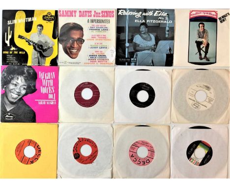 50s - COUNTRY/ R&amp;R/ POP/ JAZZ/ ROCKABILLY 7" COLLECTION. A smashing collection of around 320 7" singles. Artists include 