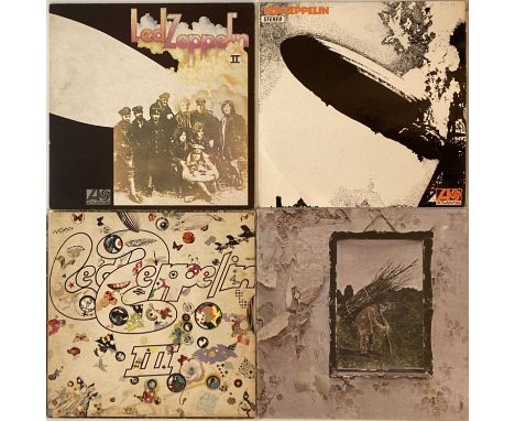 LED ZEPPELIN - 'I TO IV' LPs (INC UK PLUMS/AUSTRALIAN). Wicked pack of the first 4 x Led Zep LPs, these either early/original