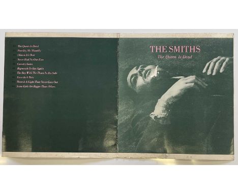 THE SMITHS QUEEN IS DEAD PROOF SLEEVE. An original proof card print design for the LP sleeve for The Smiths - The Queen is De