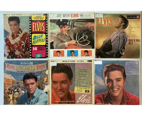 ELVIS PRESLEY - LP/7"/EP COLLECTION. From the King, here's a great collection of around 45 x LPs plus 32 x 7"/EPs. LPs includ