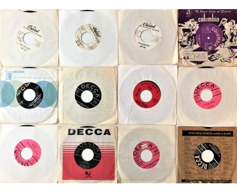 50s - COUNTRY/ R&amp;R/ POP/ JAZZ/ ROCKABILLY 7" COLLECTION. An extensive genre-spanning collection of around 260 1950s 7" si