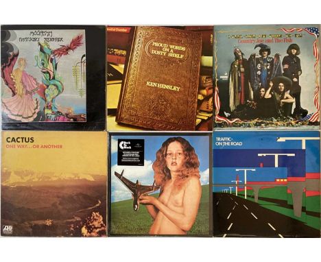 CLASSIC/ HEAVY/ PROG/ FOLK ROCK - LPs. A smashing collection of around 75 LPs. Artists/ titles include Country Joe and The Fi