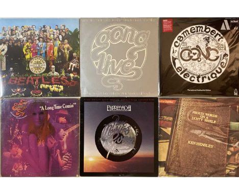 CLASSIC ROCK/ METAL/ POP - LPs. A wonderful collection of around 70 LPs. Artists/ titles include Gong inc Camembert Eletrique