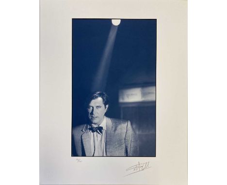 MARTYN GODDARD SIGNED LIMITED EDITION BRYAN FERRY PHOTO PRINT. A hand signed and numbered (14 / 40) 20 x 16" archival cotton 