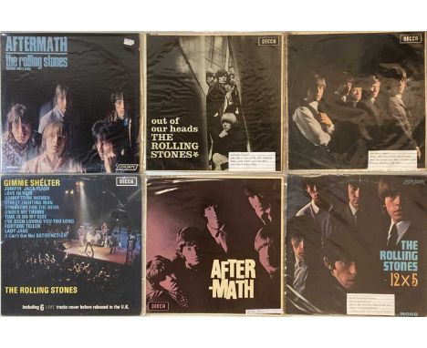 THE ROLLING STONES - LP COLLECTION. A lovely collection of 8 LPs by The Rolling Stones. Titles include Self-Titled (LK 4605, 