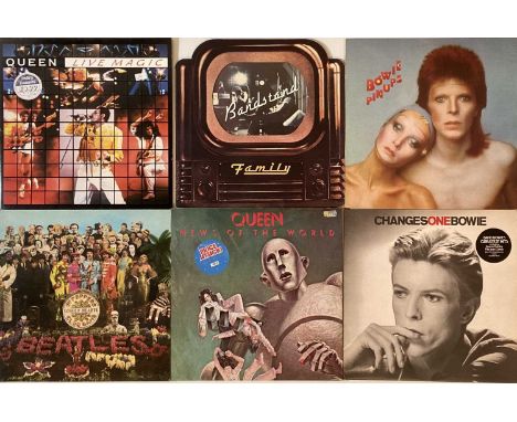 CLASSIC ROCK &amp; POP - LPs. All the classics with these 51 x LPs. Artists/titles include David Bowie - Pinups (UK RCA Victo