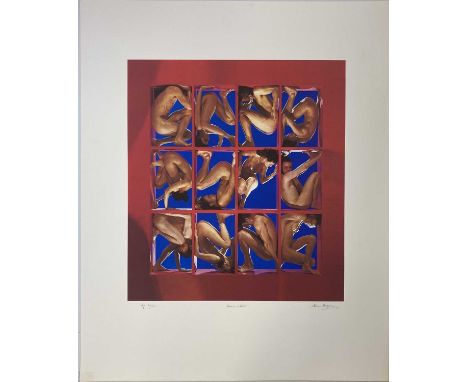 CATHERINE WHEEL / STORM THORGERSON ADAM AND EVE SIGNED FINE ART PRINT. A signed high-quality, fine art print of an image by S