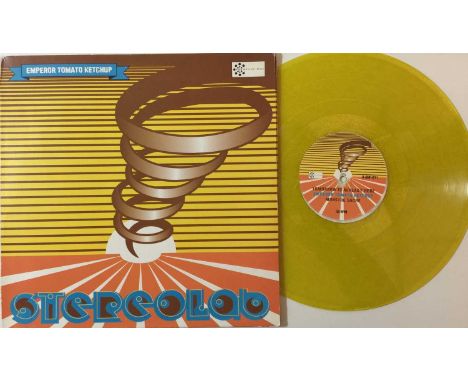 STEREOLAB - EMPEROR TOMATO KETCHUP (YELLOW/ SILVER GLITTER LP - D-UHF-D11). Here we have a beautiful original Limited Edition