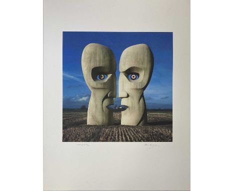 PINK FLOYD / STORM THORGERSON DIVISION BELL SIGNED FINE ART PRINT. A signed, high-quality fine art print of an image by Storm