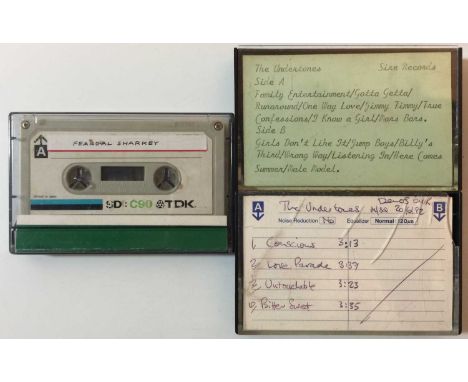 UNDERTONES RARE CASSETTE DEMOS. From the collection of acclaimed designer Bush Hollyhead, who worked on artwork for The Under