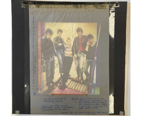 BUSH HOLLYHEAD ORIGINAL ARTWORK - THE UNDERTONES. Collection of work from the studio of Bush Hollyhead, an acclaimed graphic 