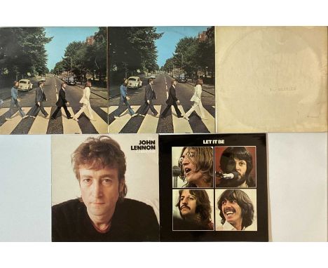 THE BEATLES &amp; RELATED - LP/7" COLLECTION. Fab selection of 5 x LPs plus 5 x 7". Titles include White Album (mono UK top l