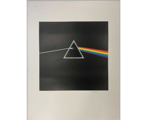 PINK FLOYD / STORM THORGERSON DARK SIDE OF THE MOON 1/1 SIGNED FINE ART PRINT. A signed, high-quality fine art print of an im