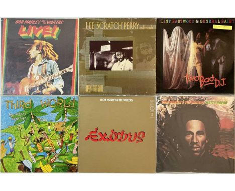 BLUES &amp; REGGAE - LP/12" COLLECTION. Ace split collection of 43 x  Blues &amp; Reggae LPs with some 12". Artists/titles in