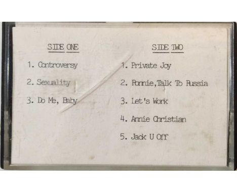 PRINCE - CONTROVERSY (DEMO CASSETTE). Super scarce original demo cassette of Prince's 4th studio album. The TDK D-C46 cassett
