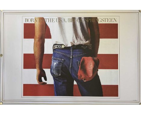 BRUCE SPRINGSTEEN BORN IN THE USA LIMITED EDITION LITHOGRAPH. An original limited edition litho print featuring famous Spring