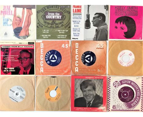 50s - COUNTRY/ R&amp;R/ POP/ JAZZ/ ROCKABILLY 7" COLLECTION. A smashing collection of around 280 7" singles. Artists include 