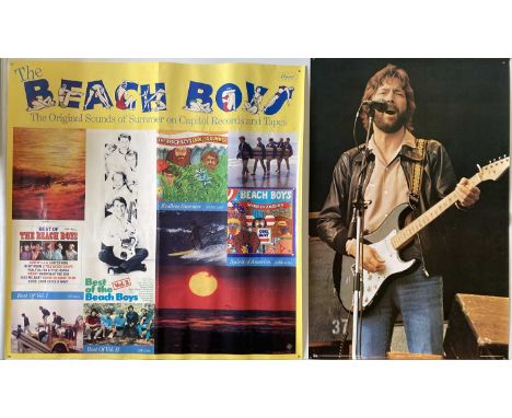 POSTER COLLECTION - CLAPTON AND MORE. Ten posters, to include promotional examples and concert listings. Clapton, Richard Tho