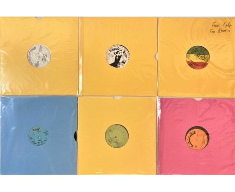 REGGAE - 12" SINGLES. A superb selection of around 100 12" reggae singles. Artists include Sly &amp; Robbie, Nora Dean, Vivia
